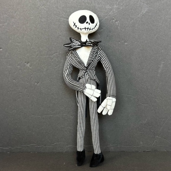 The Nightmare Before Christmas Jack Skellington 13” Plush Doll Pre-owned - Picture 1 of 7